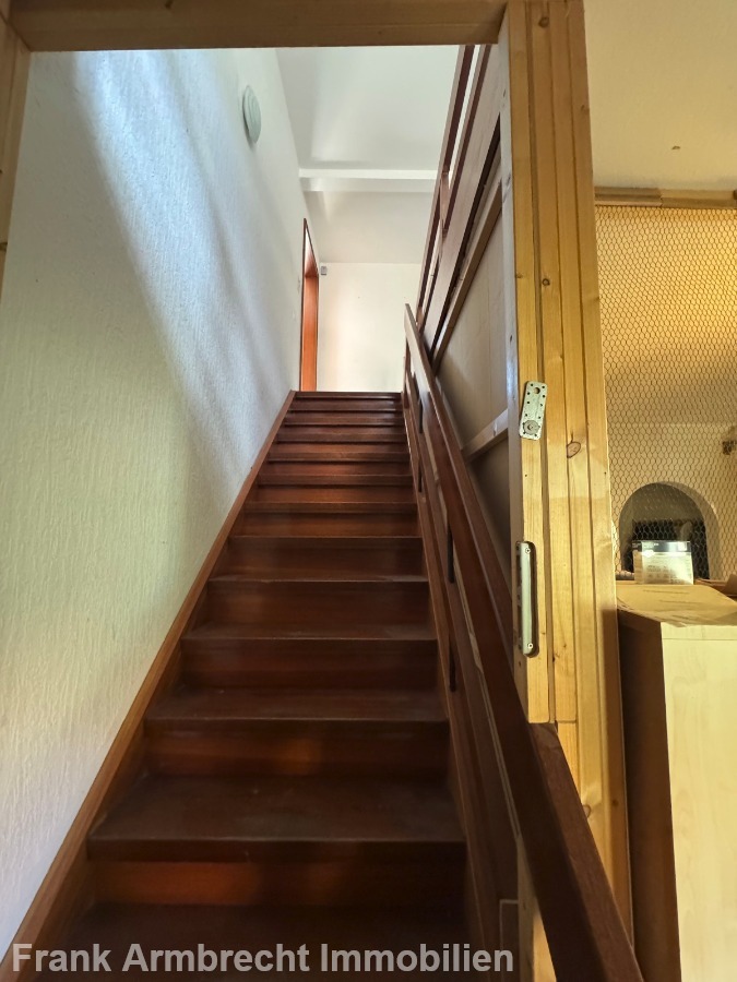 Treppe zum OG.
