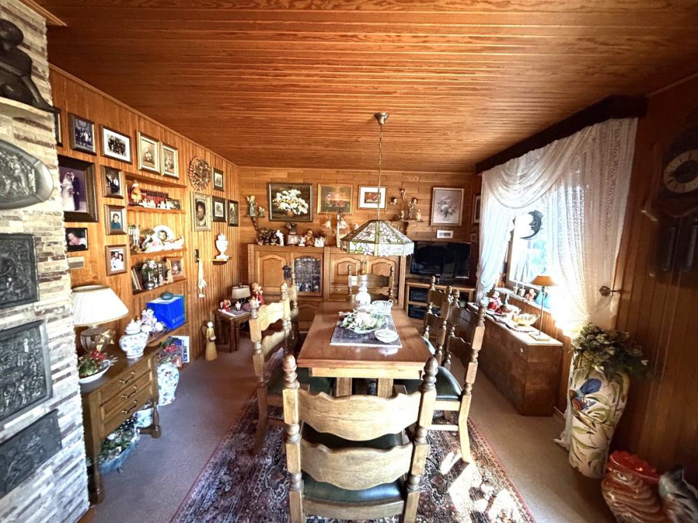 Essecke im Wohnzimmer