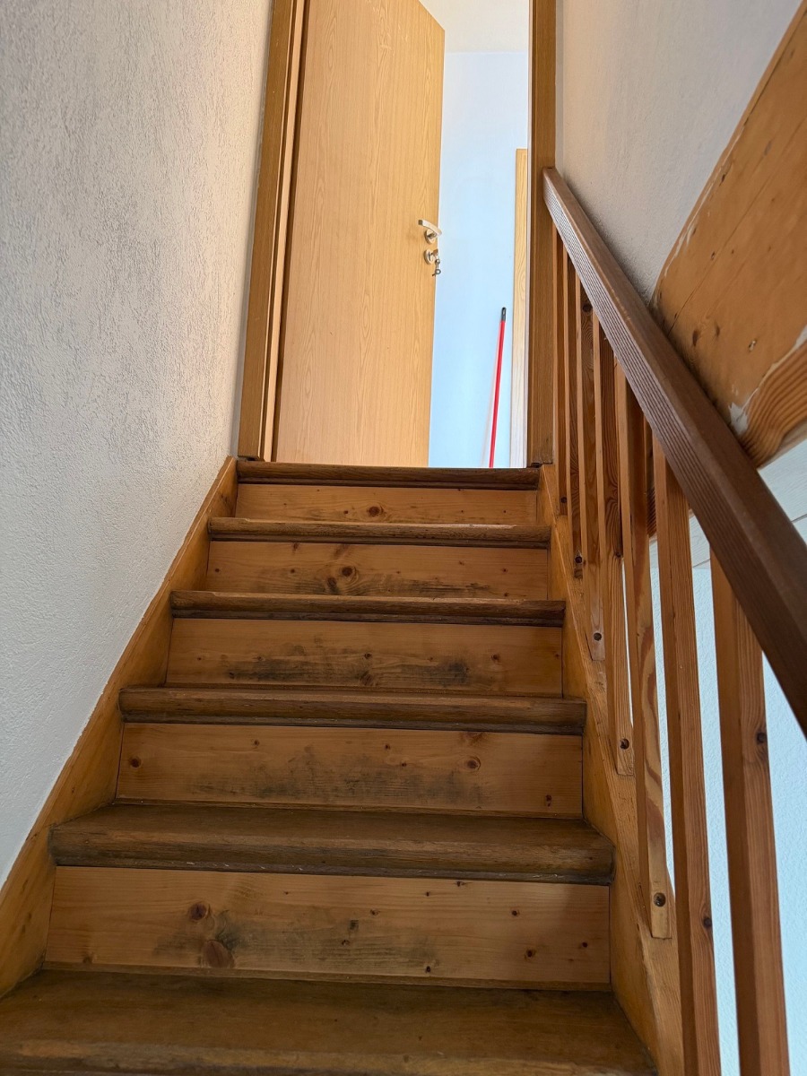 Treppe zum OG.